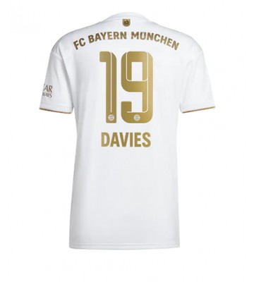 Bayern Munich Alphonso Davies #19 Bortedrakt 2022-23 Kortermet